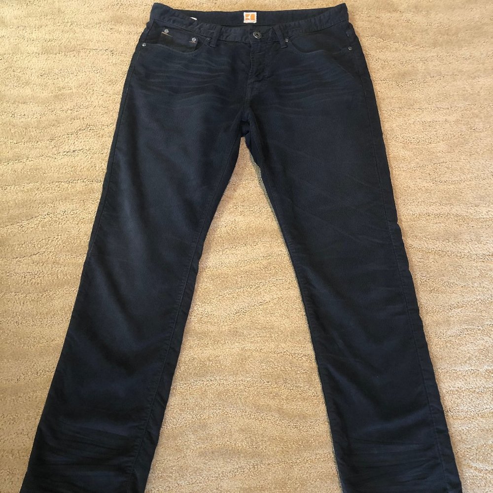 Boss Orange Navy Corduroys